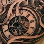 Tattoos - time tattoo clock pocket watch tommorow never comes until the next day - 128184
