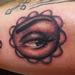 Tattoos - Black and Gray Eyes Tattoo - 63767