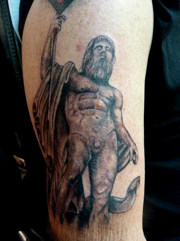 Poseidon Tattoo By Mully Tattoonow Poseidon Tattoo By Mully Tattoonow