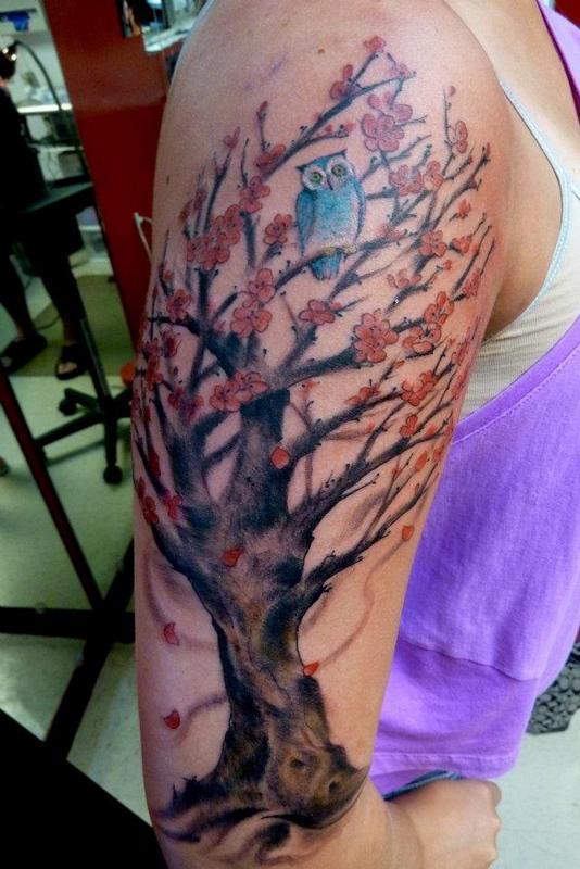 Cherry Blossom tree by Mully: TattooNOW