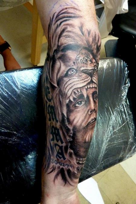 Tattoos - Indian chief  - 64107