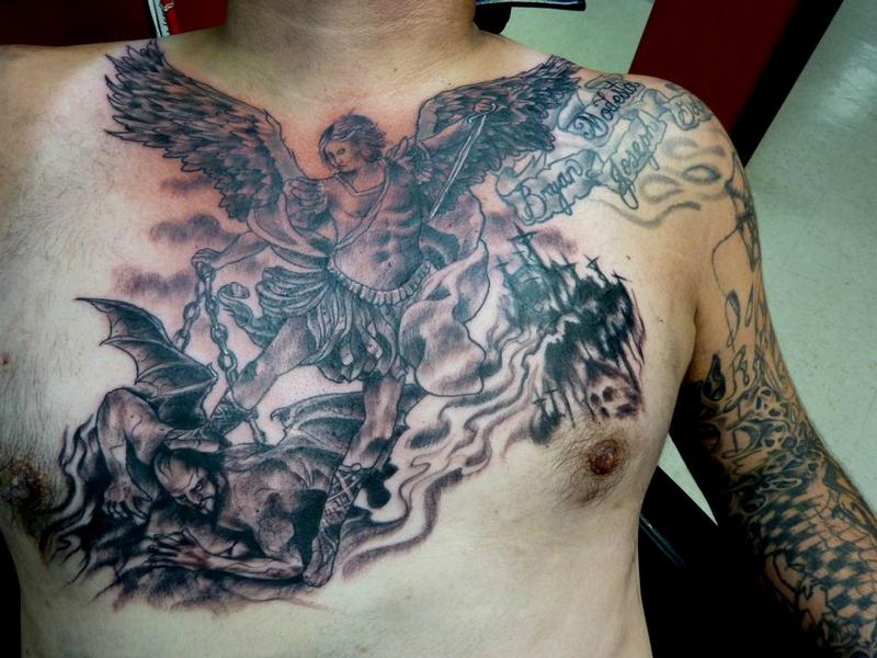 100 Saint Michael Tattoos That You Shouldnt Miss