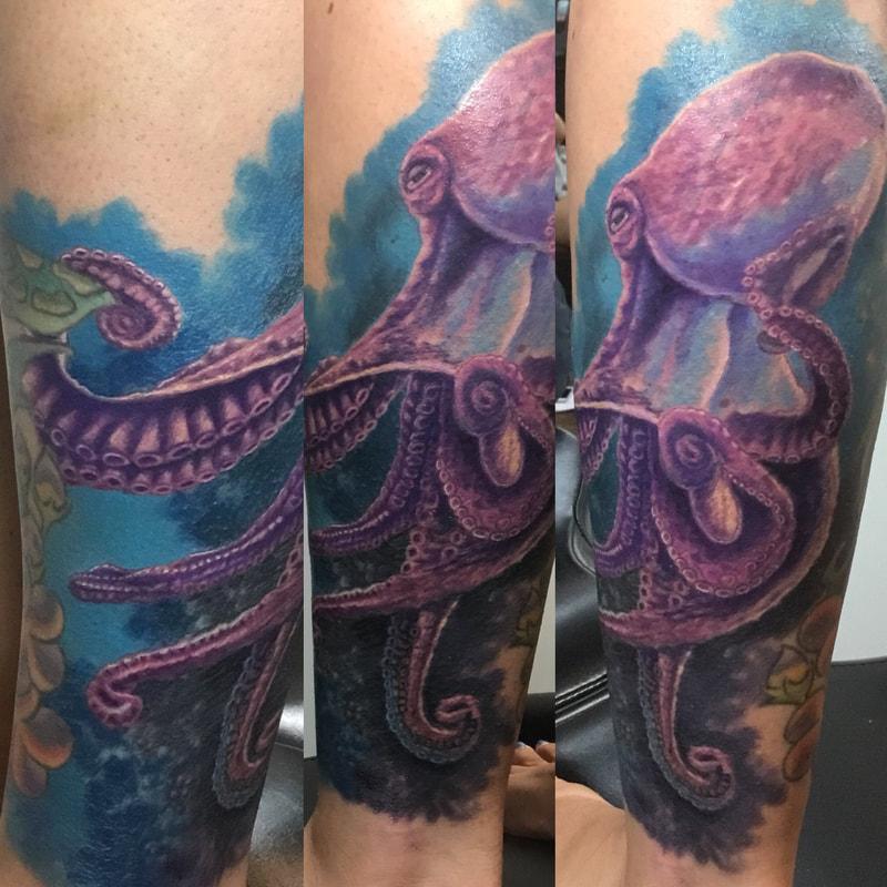 Octopus Tattoo by Mike Harmon : TattooNOW