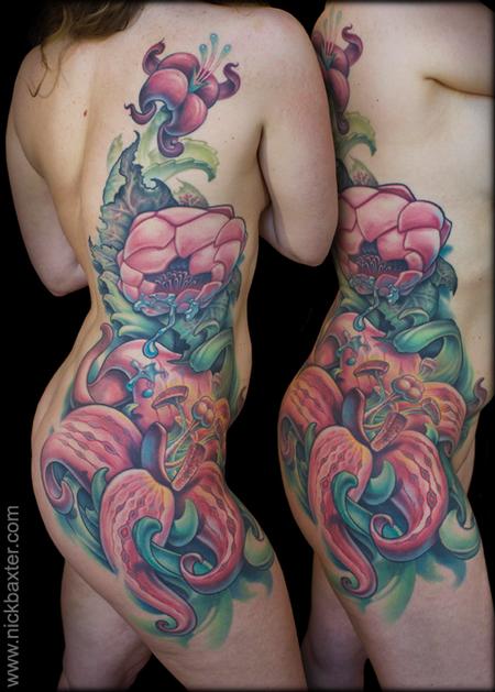 Tattoos - Fantasy Floral - 125825