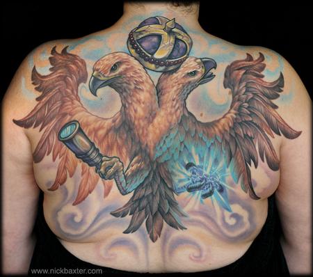 Tattoos - Double Headed Eagle - 74999