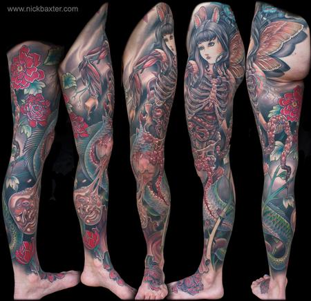 Tattoos - Dissected Mermaid - 123092