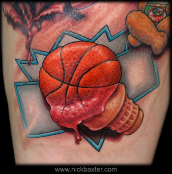 Tattoos - NBA Jam Ice Cream Cone - 29883