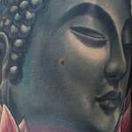 Tattoos - Buddha and Three Lotuses - 123088