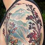 Tattoos - Full Color Nature Sleeve Tattoo - 143090