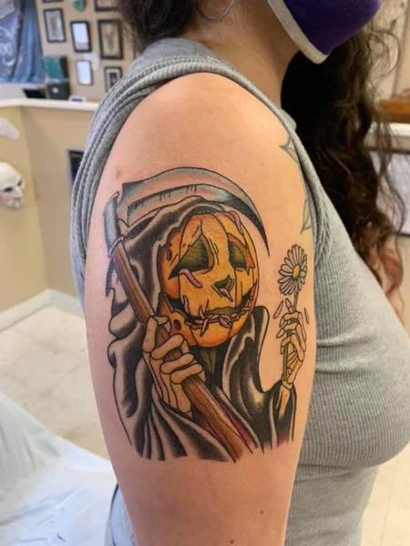 Jack O' Lantern Reaper. by Jamie Bones_