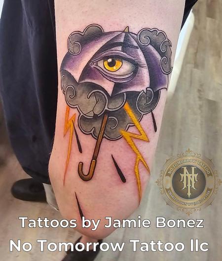 Eye in Umbrella  by Jamie Bones_