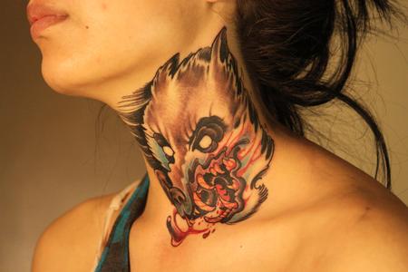 Tattoos - wolf - 87393