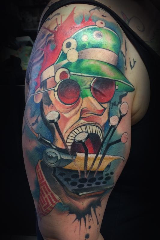 Hunter S. Thompson by Brian Adams: TattooNOW