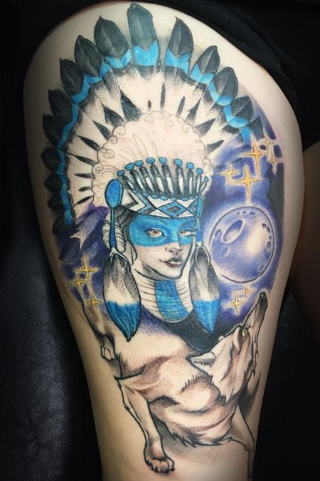 Tattoos - Indian Princess - 128521