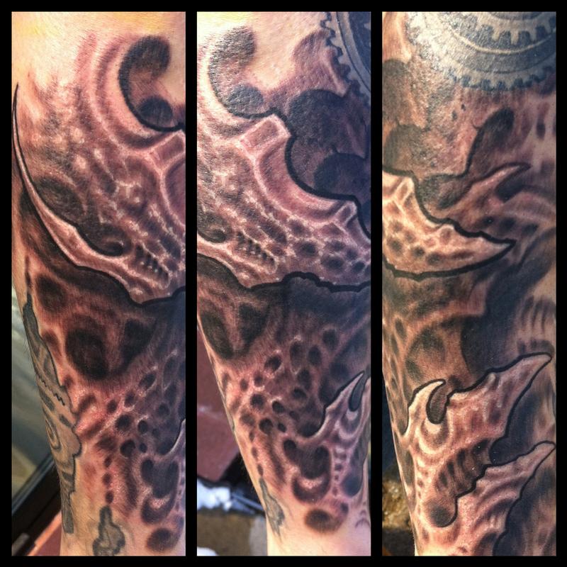 Style Guide: Biomechanical & Bioorganic Tattoos • Tattoodo