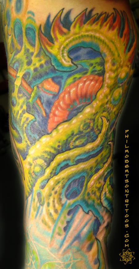 Phil Robertson - Bio organic color tattoo