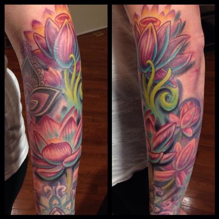 Tattoos - Lotus flowers - 99428