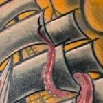 Tattoos - Octopus and ship tattoo - 141459