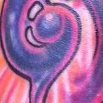 Tattoos - Feminine glowing biomech coverup - 100996