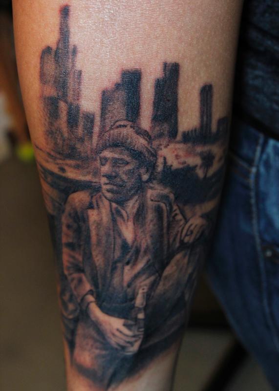 Charles Bukowski by Steve Phipps: TattooNOW