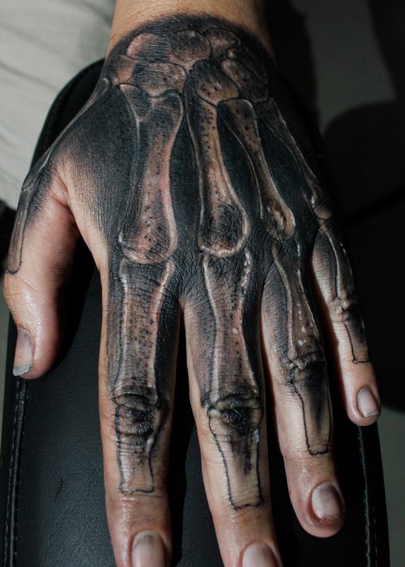 Skeleton hand tattoo design  Daniels Tattoo Parlor  Facebook