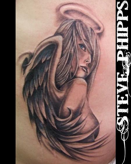 Angel Tattoo Stock Photos and Images - 123RF