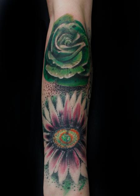 Steve Phipps - Flower Sleeve Progression