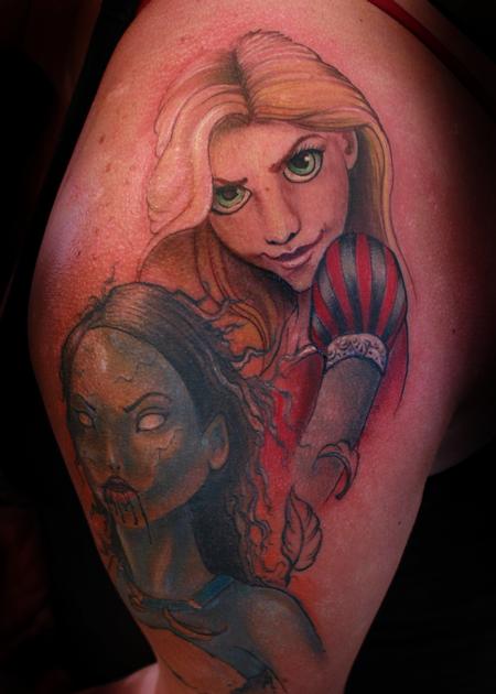 Tattoos - Rapinzel & Zombie Pocahontas - 114922