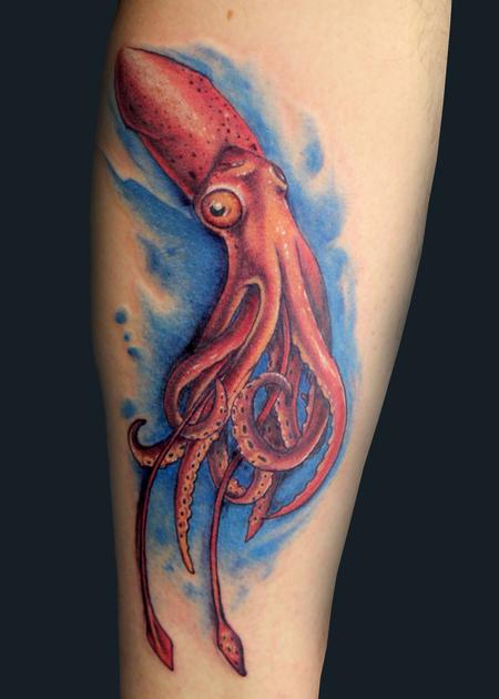 Tattoos - Squid - 78015
