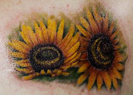 Tattoos - Sunflowers - 134286