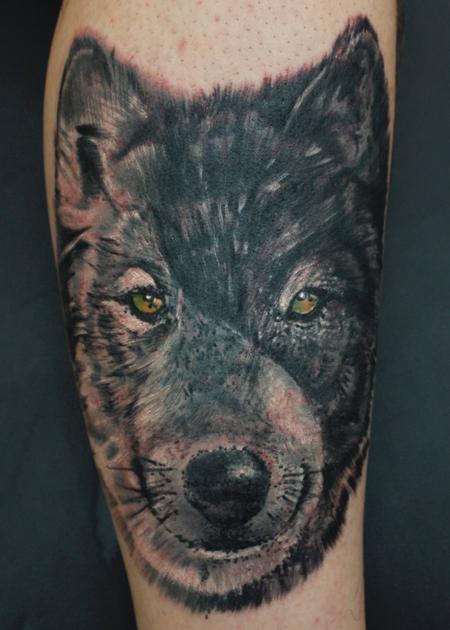 Yin Yang Wolf by Steve Phipps : Tattoos
