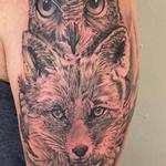 Tattoos - Owl Fox - 144176