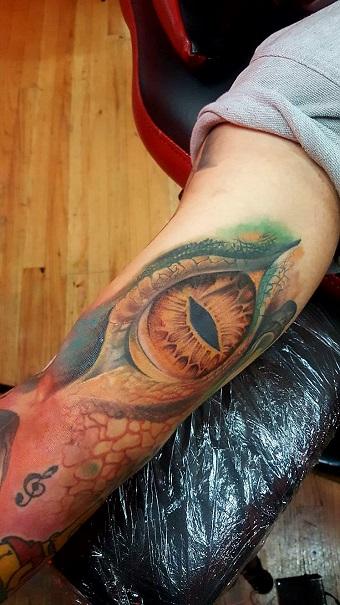 Reptilian Eye by Manny Almonte: TattooNOW