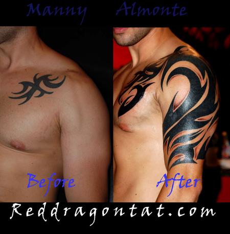 Tattoos - Tribal Coverup - 86050
