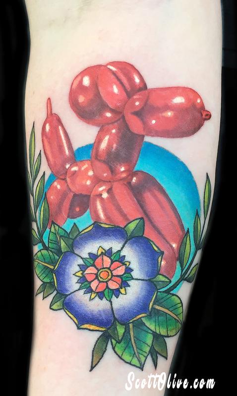 Balloon Dog tattoo for Adrian Inspired by artist Jeff Koons balloon s TikTok #46 Balloon Dog tattoo for Adrian Inspired by artist Jeff Koons balloon s TikTok