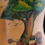 Tattoos - Tree Riding Bike - 104022