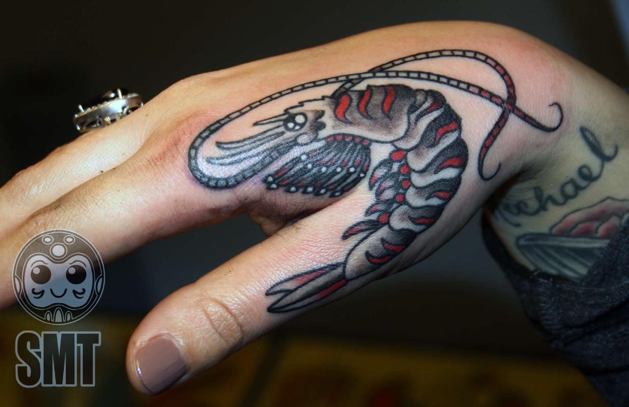 Traditional Shrimp Tattoo Designs - wide 5