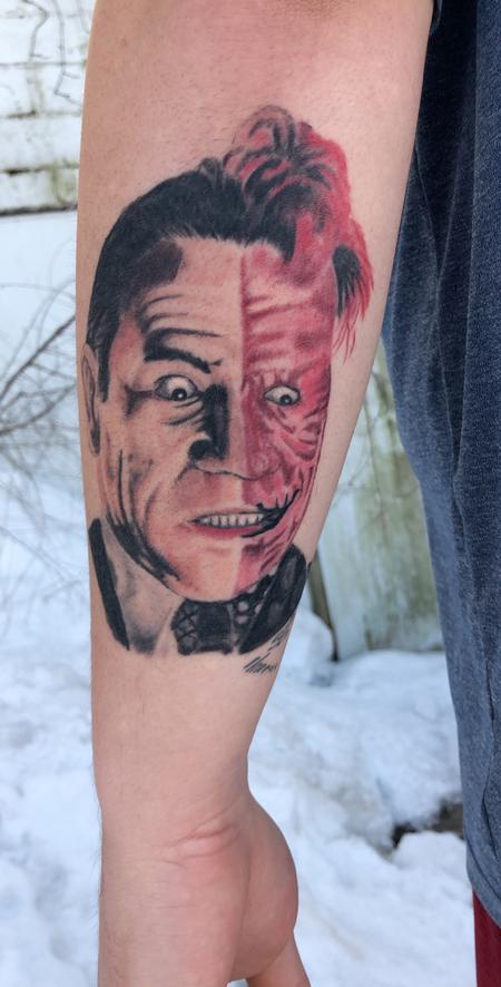 Tattoos - Two face portrait  - 142722
