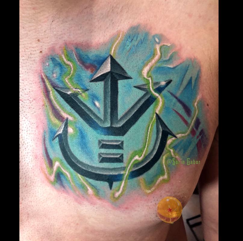 Saiyan Logo Tattoo saiyanlogotattoo vegeta saiyan dragonballtattoo   Dragon ball tattoo Tattoo designs and meanings Crest tattoo