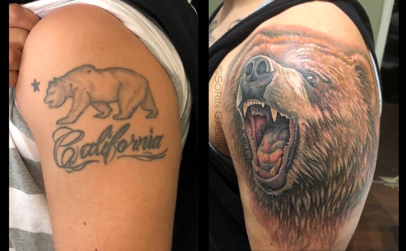 Nature Tattoo Grizzly Bear Pictures to pin on Pinterest  Grizzly bear  tattoos Bear tattoo meaning Bear tattoos