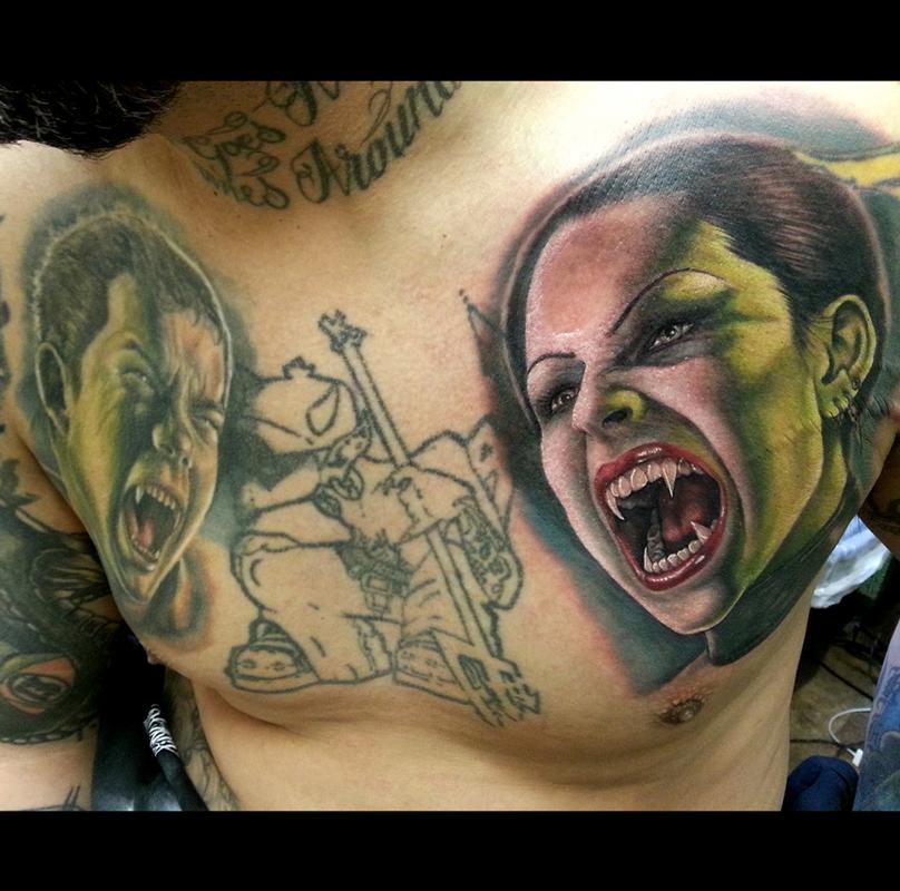 Venetian Tattoo Gathering  Tattoos  Movie Horror  Skull on Jose