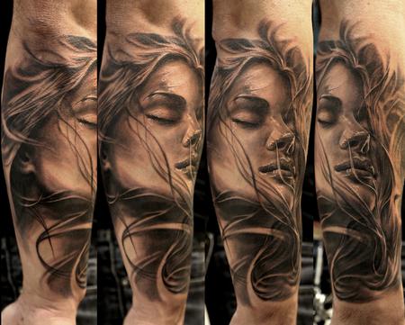Tattoos - woman and wind - 93906