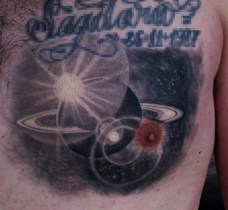 Tattoos - Planets (Healed piece) - 64148