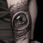 Tattoos - REALISTIC REPTILE EYE - 140175