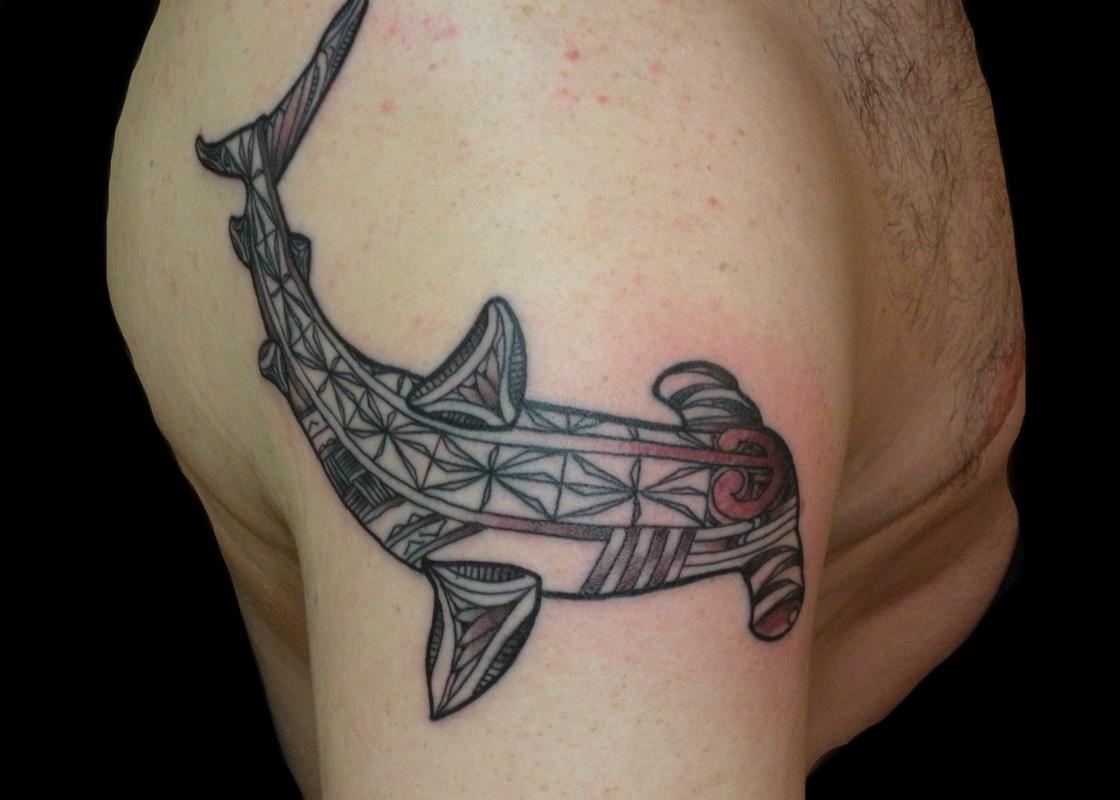 Hawaiian Tiger Shark Tattoos