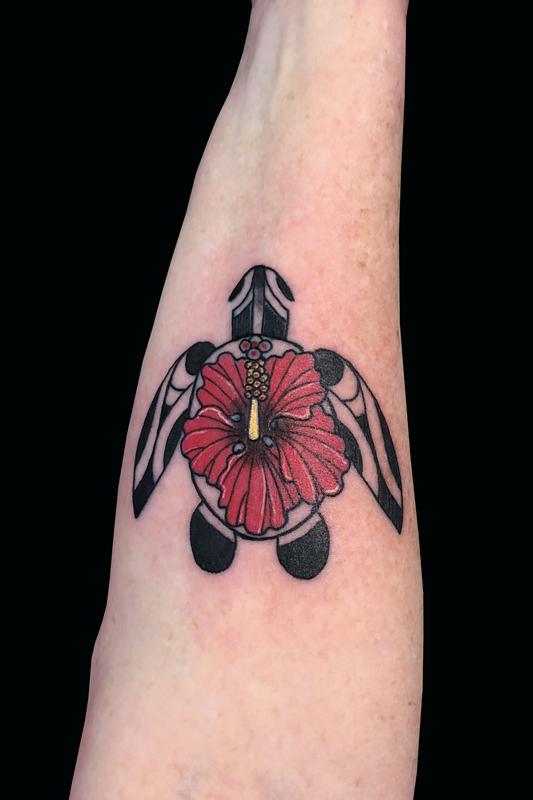 100 Popular Sea Turtle And Hawaiian Flowers Tattoo Designs You Will Like   Psycho Tats