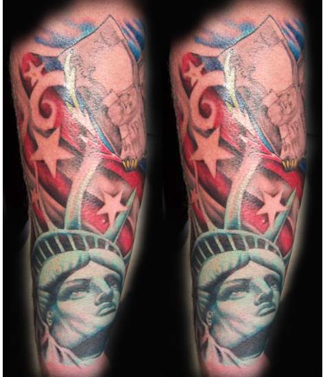 Tattoos - Lady Liberty - 21864