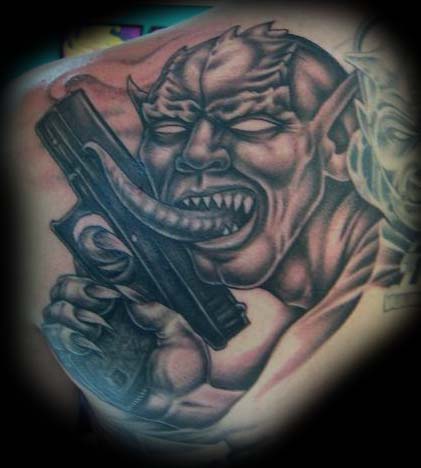 Tattoos - Demon Tattoo - 24542