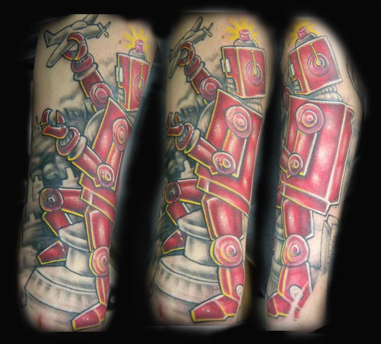 Tattoos - Robot Tattoo - 24932