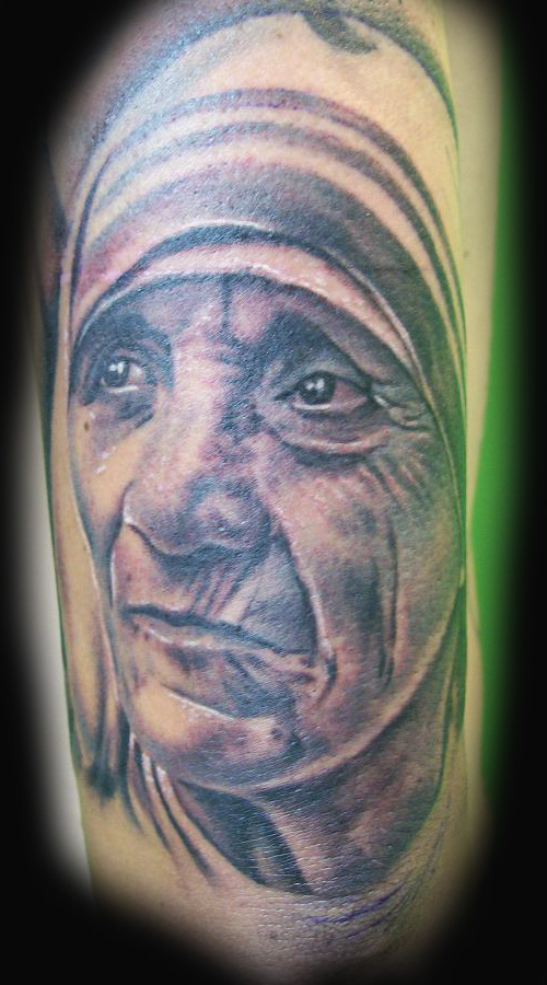 Tattoos - Mother Teresa Portrait - 28030